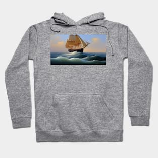 Naval Expedition Oil painting artwork Hoodie